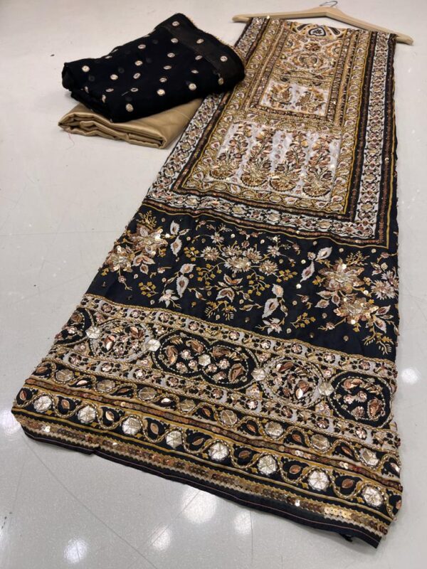 Pure China Black Color Silk Suit